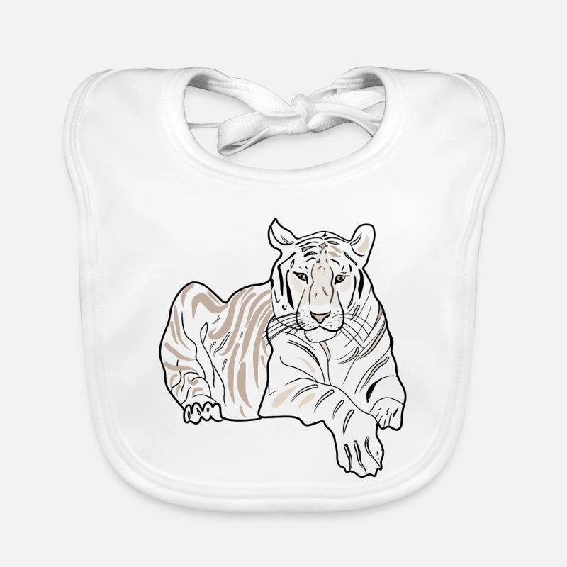 LYING TIGER Organic Baby Bibs