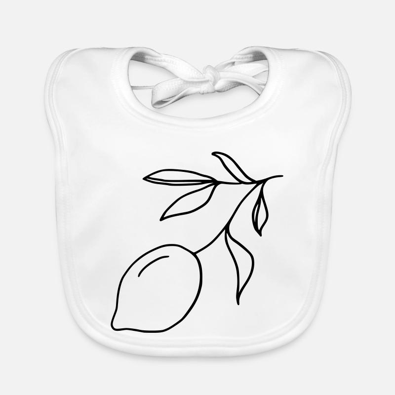 Lemon branch Organic Baby Bibs