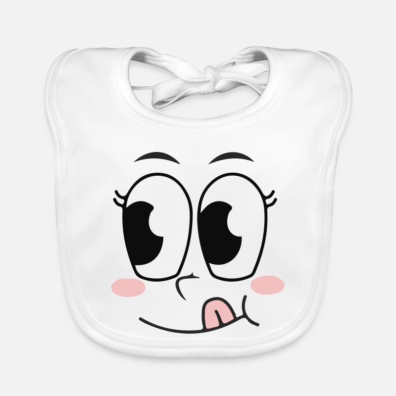 Visage Bavoir bio Bébé
