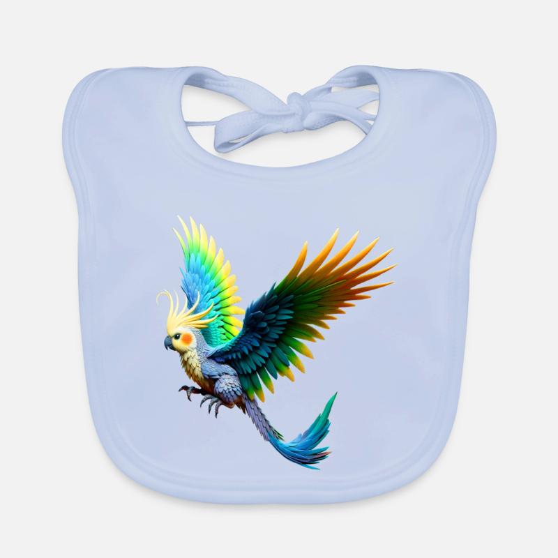Rainbow Nymph (03) Organic Baby Bibs