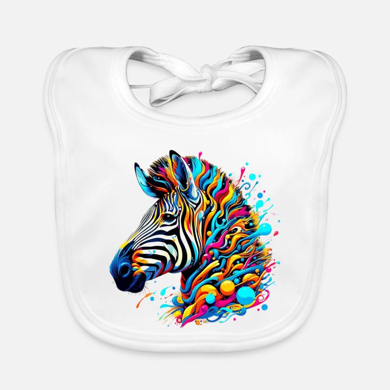 Zebra Baby Bio-Lätzchen