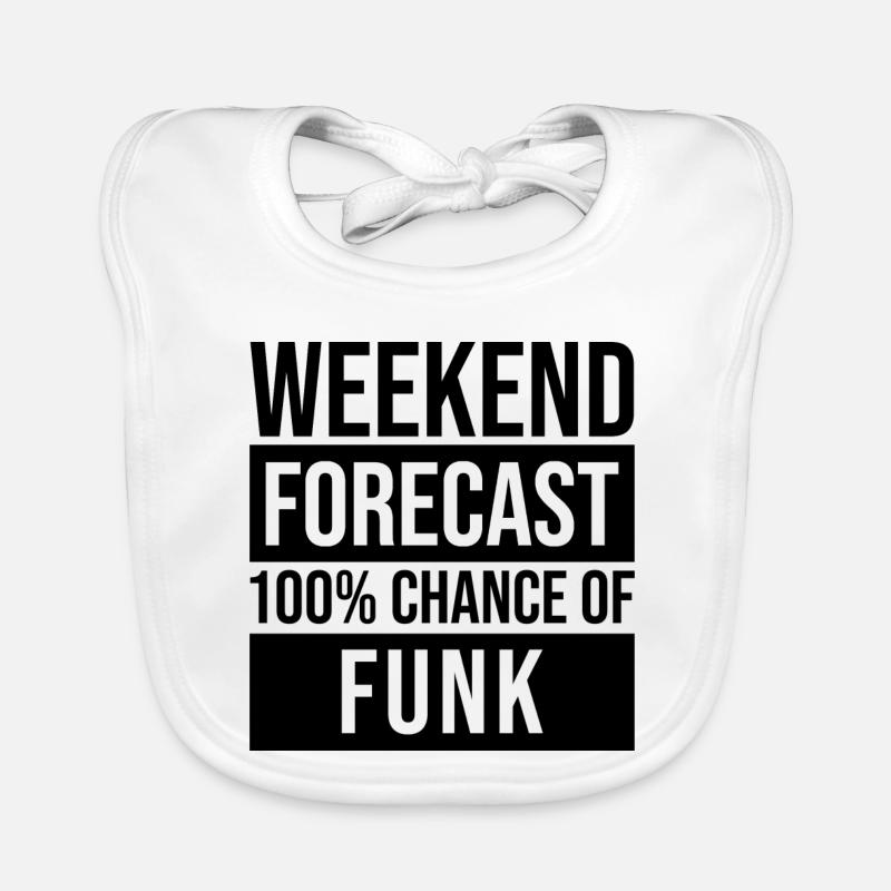 Funk - Organic Baby Bibs - white