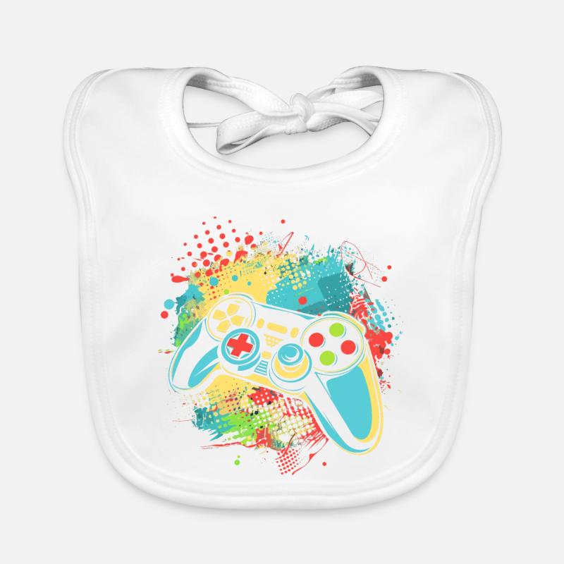 Gamepad Organic Baby Bibs