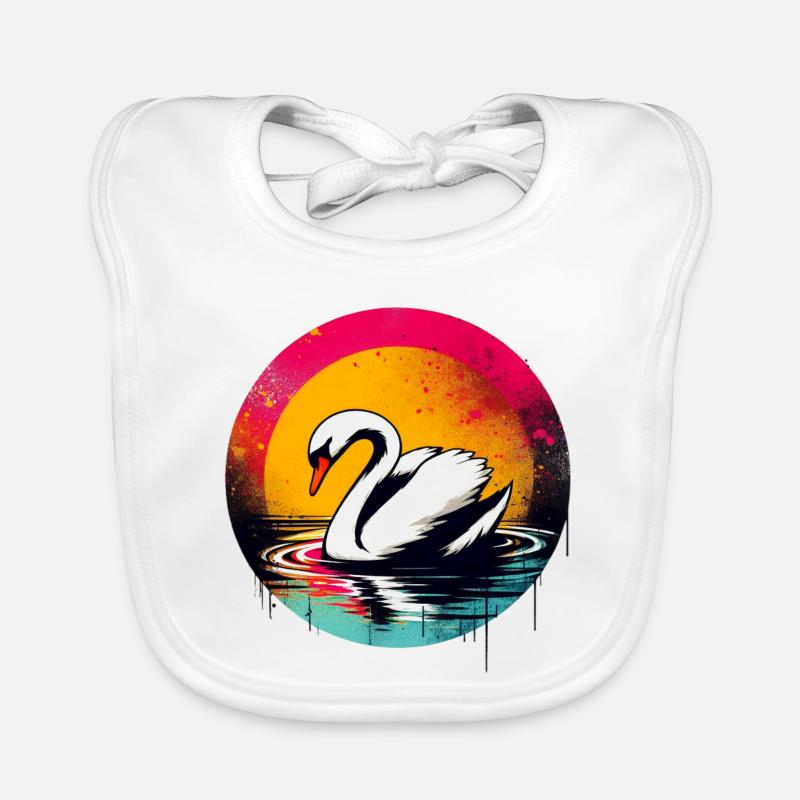 Schwan Baby Bio-Lätzchen