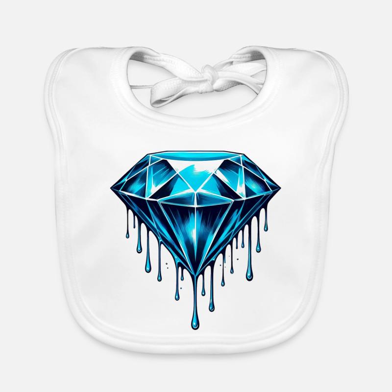Diamond Organic Baby Bibs