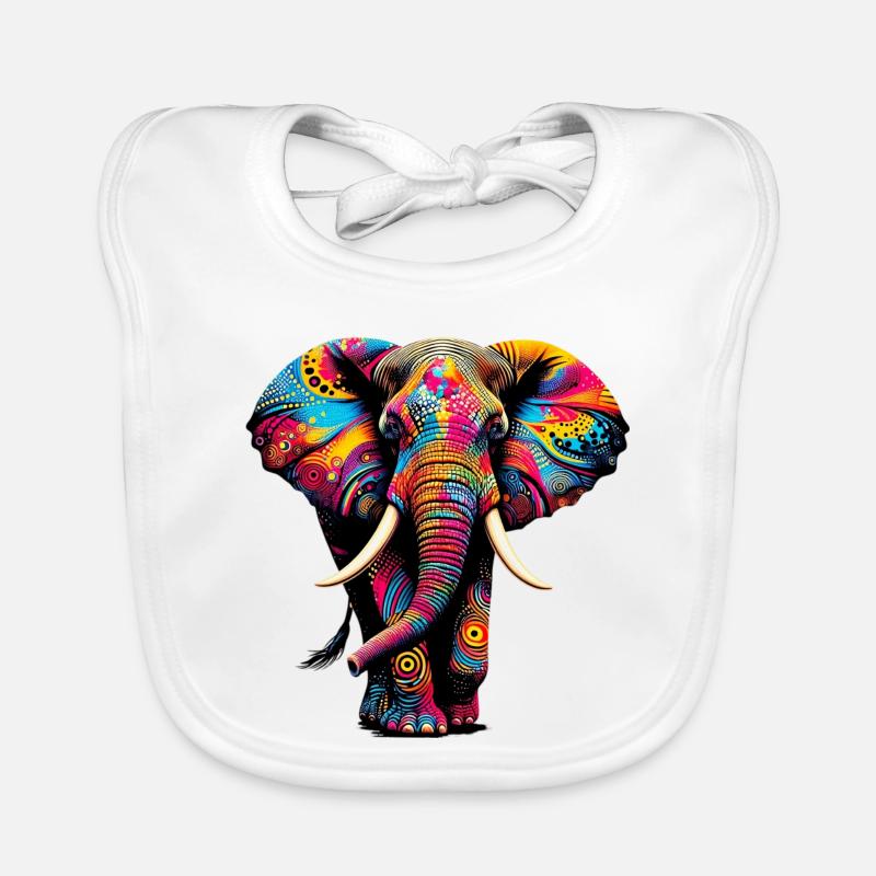 Elefant Baby Bio-Lätzchen