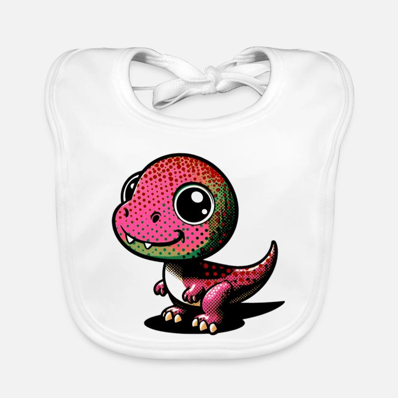 Dinosaure Bavoir bio Bébé