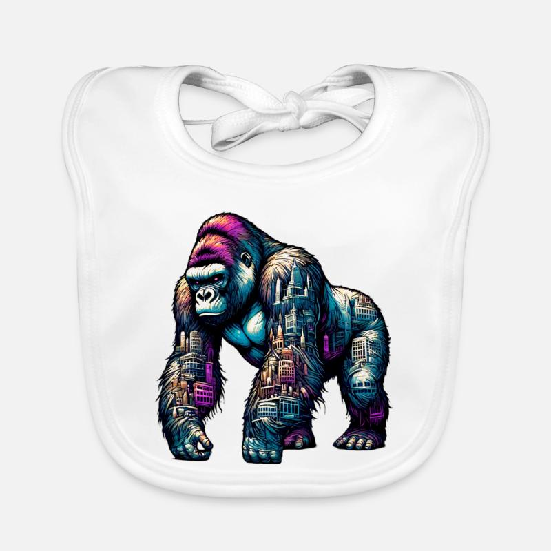 Gorilla Baby Bio-Lätzchen