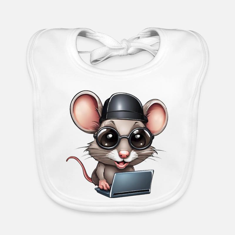 Computer, Informatikfreak, Informatiker Baby Bio-Lätzchen