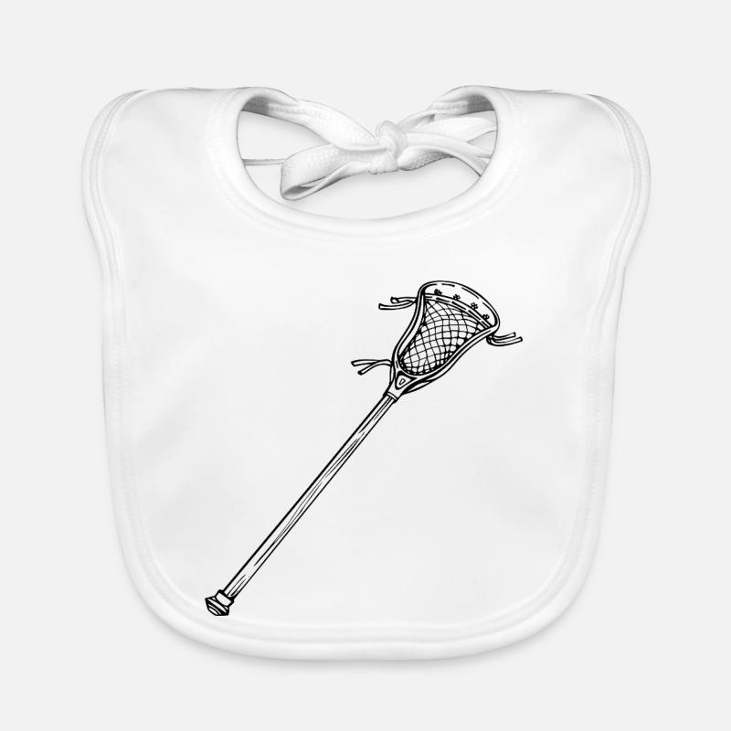 Lacrosse Schläger Baby Bio-Lätzchen