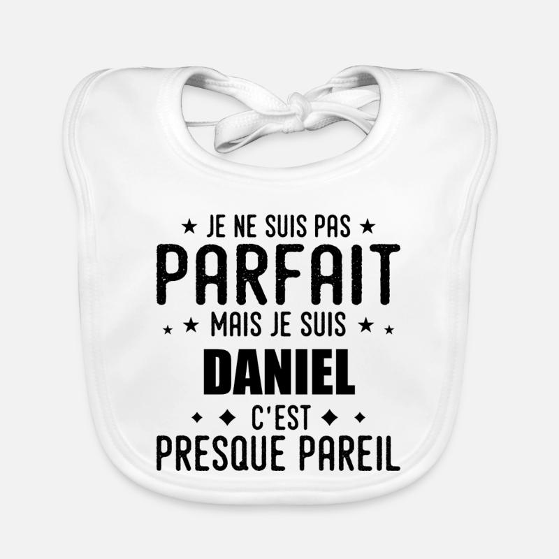 Daniel: authentisch, unvollkommen, oberflächlich, perfekt Baby Bio-Lätzchen