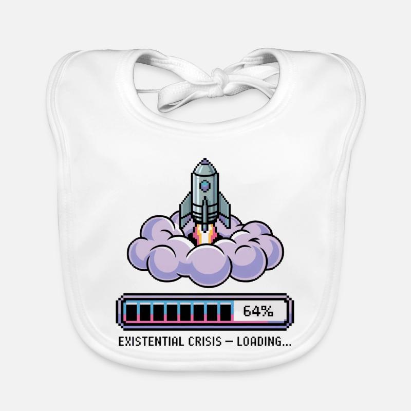 Digital Retro – Existential Crisis – Loading... Baby Bio-Lätzchen