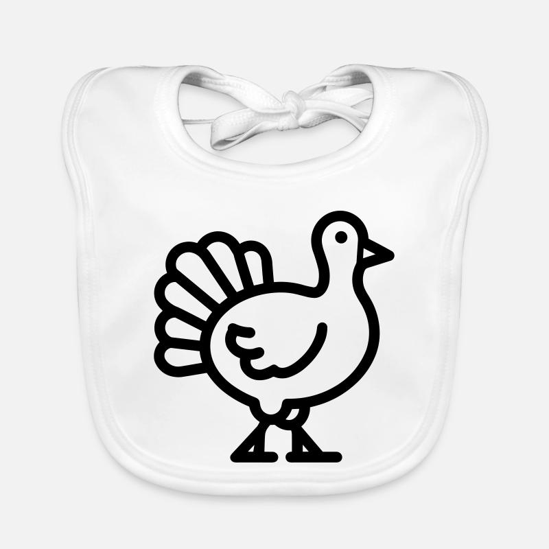 Dinde Bavoir bio Bébé