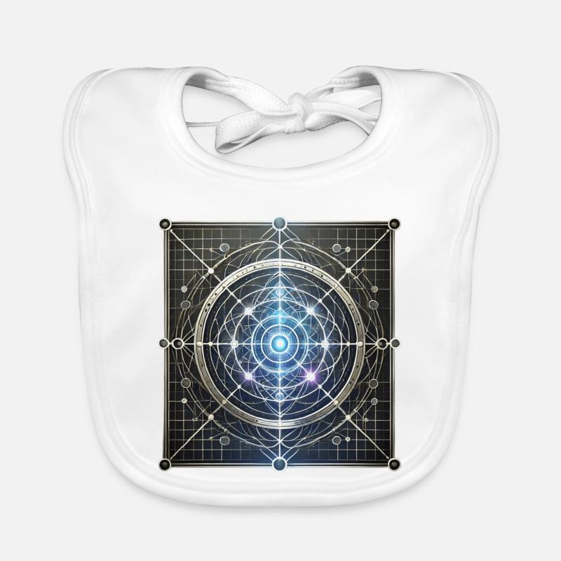 Mystical sigil Organic Baby Bibs