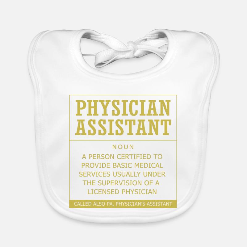 MFA PA Arzthelferin Pflege Physician Assistant Baby Bio-Lätzchen