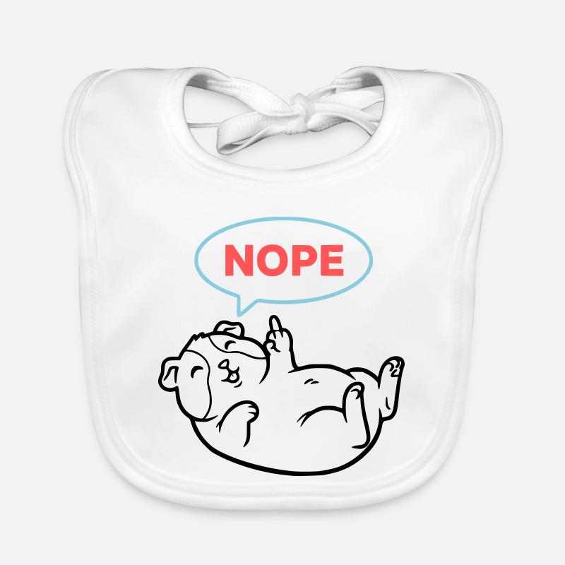 Cobaye Non Coloré Bavoir bio Bébé