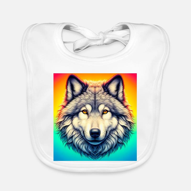 Loup Bavoir bio Bébé