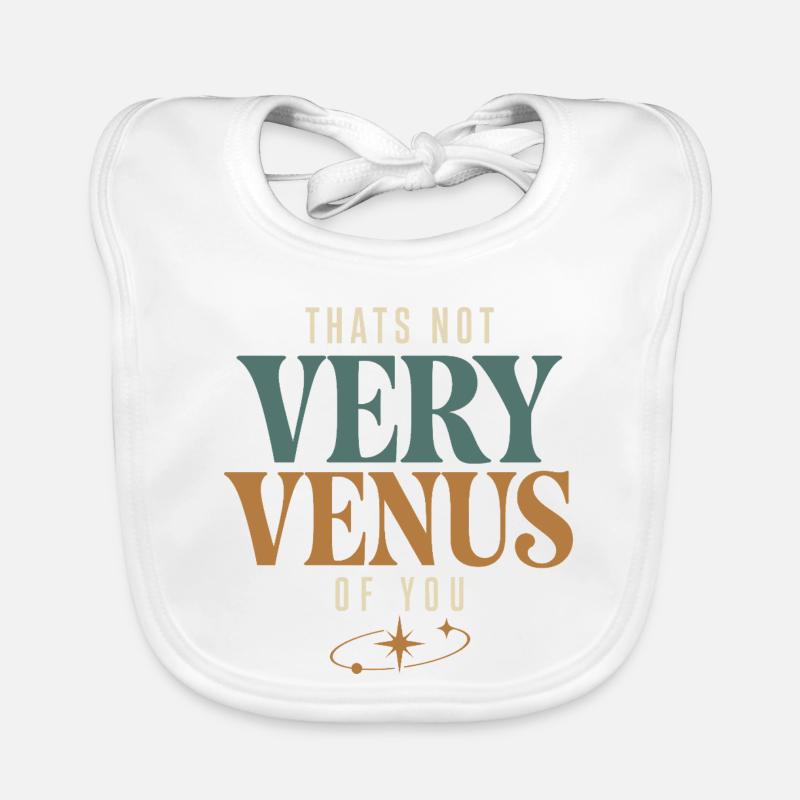 Venus-zeichen Venus-astrologie Baby Bio-Lätzchen