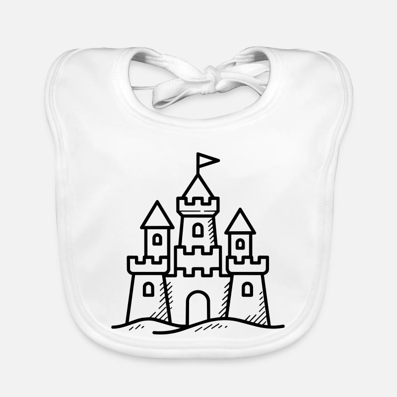 Château de sable Bavoir bio Bébé