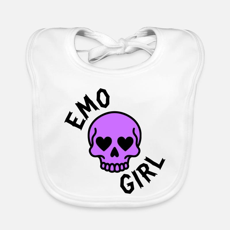 Emo Girl Baby Bio-Lätzchen