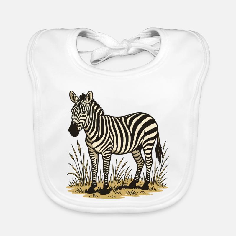 Zebra Baby Bio-Lätzchen