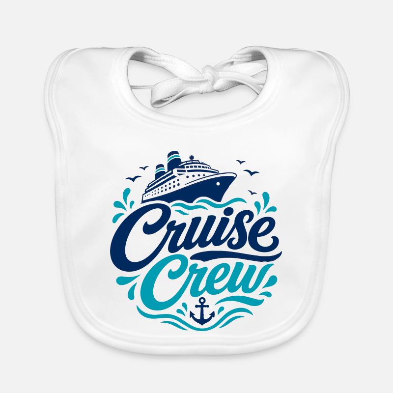 Logo de l’équipage de croisière Nautical Bavoir bio Bébé