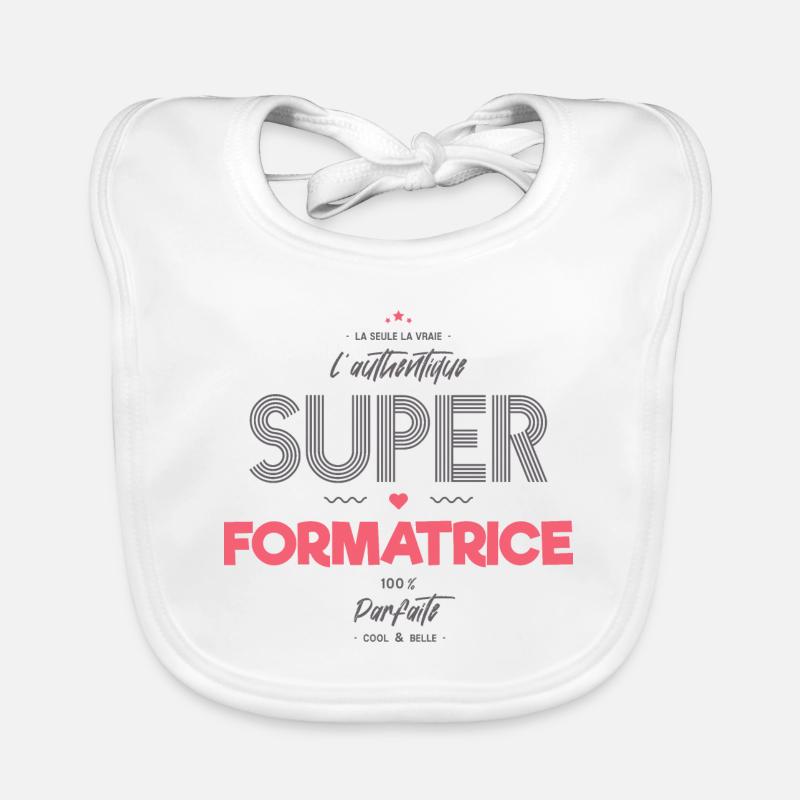 L authentique super formatrice Bavoir bio Bébé
