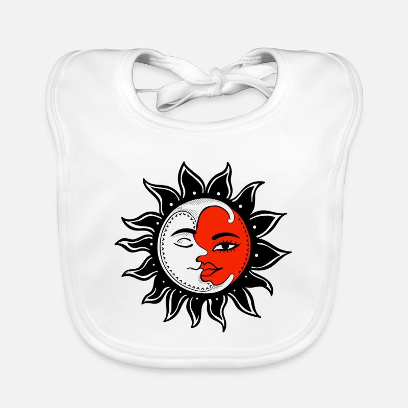 Soleil de lune Bavoir bio Bébé