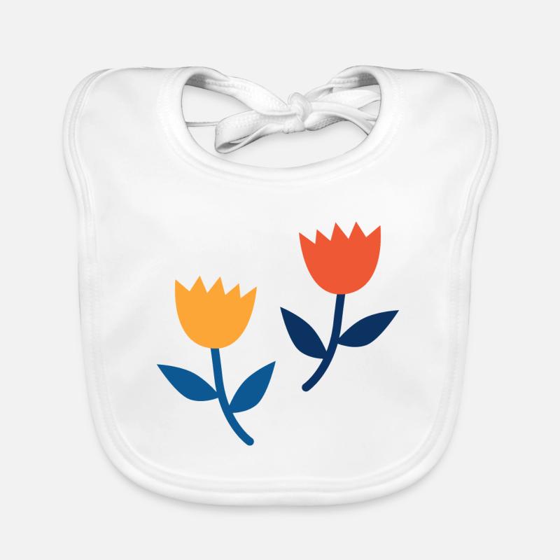 fleuron Bavoir bio Bébé