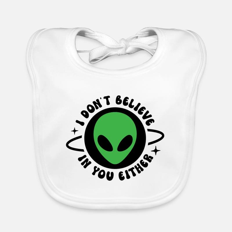 I don't believe in you either Organic Baby Bibs
