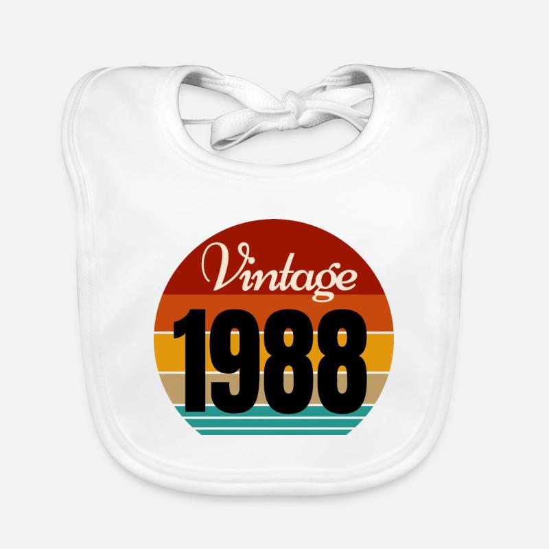 millésime 1988 Bavoir bio Bébé