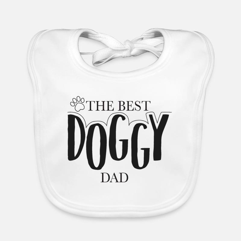 Bester Hunde Papa Baby Bio-Lätzchen