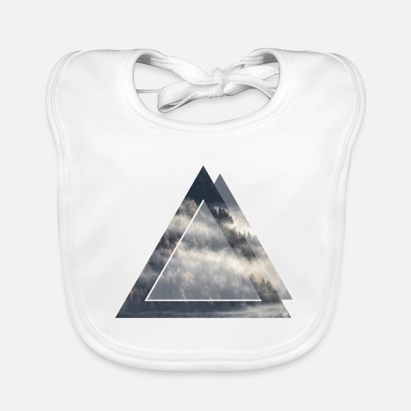 triangle Organic Baby Bibs