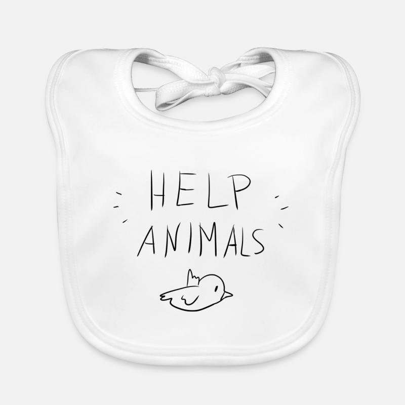 bird animal welfare help animals Organic Baby Bibs