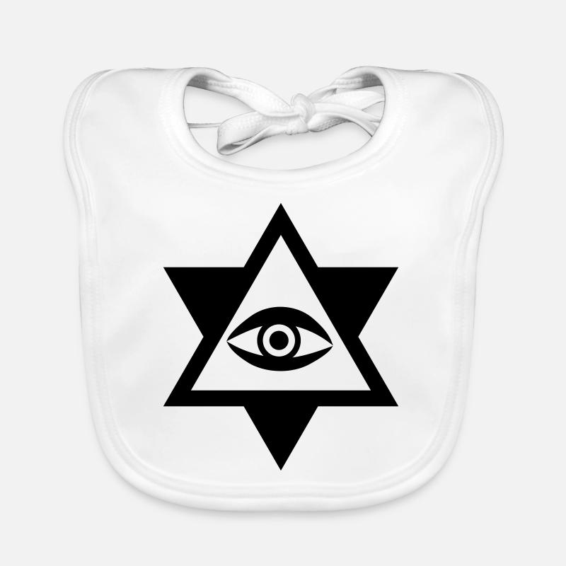 Das Auge Gottes 2c Baby Bio-Lätzchen