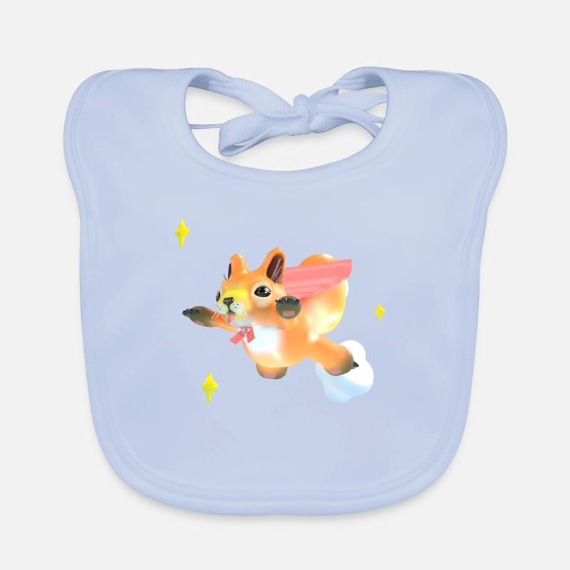 Flughörnchen Baby Bio-Lätzchen