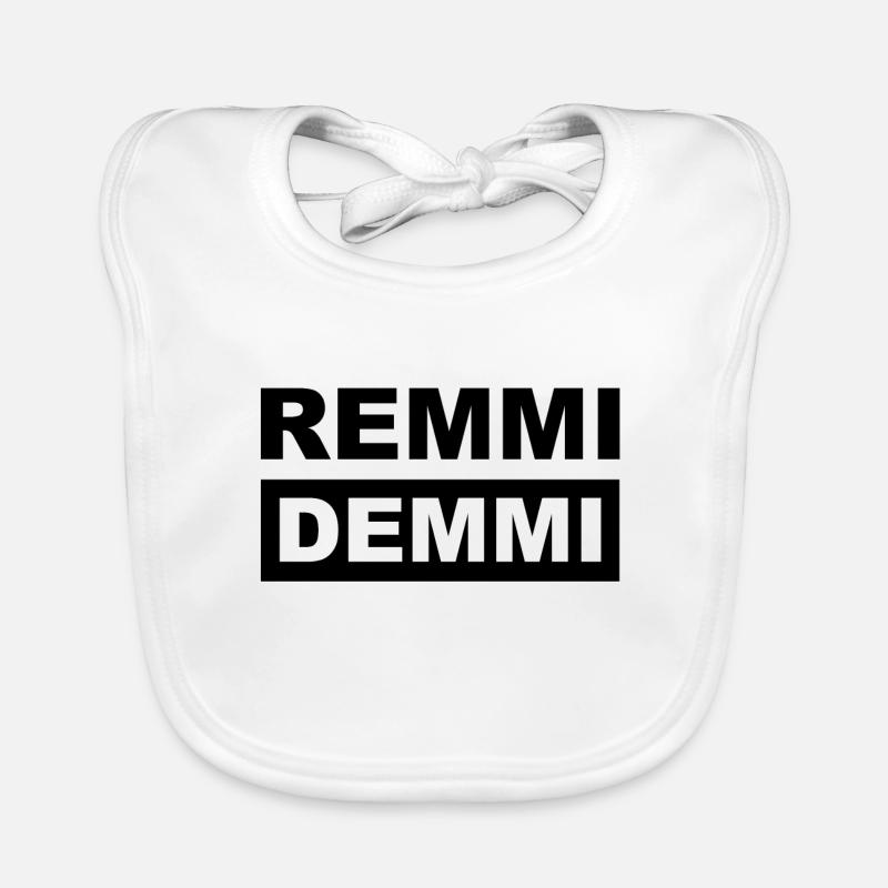 Remmi Demmi - Bavoir bio Bébé - blanc