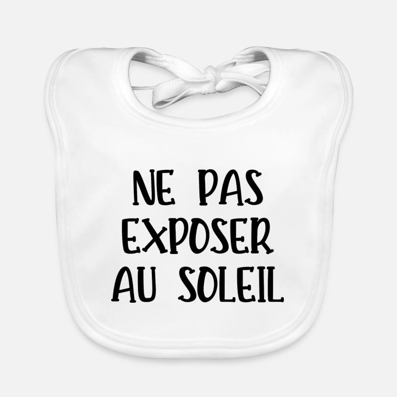 ne pas exposer au soleil Bavoir bio Bébé