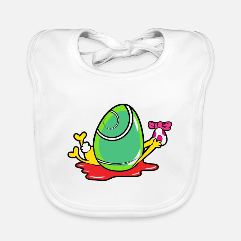 Easter easter bunny Organic Baby Bibs
