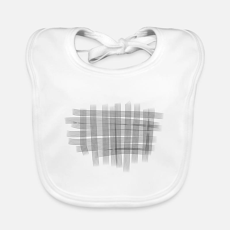 Crosses Pattern Cross Symbol Organic Baby Bibs