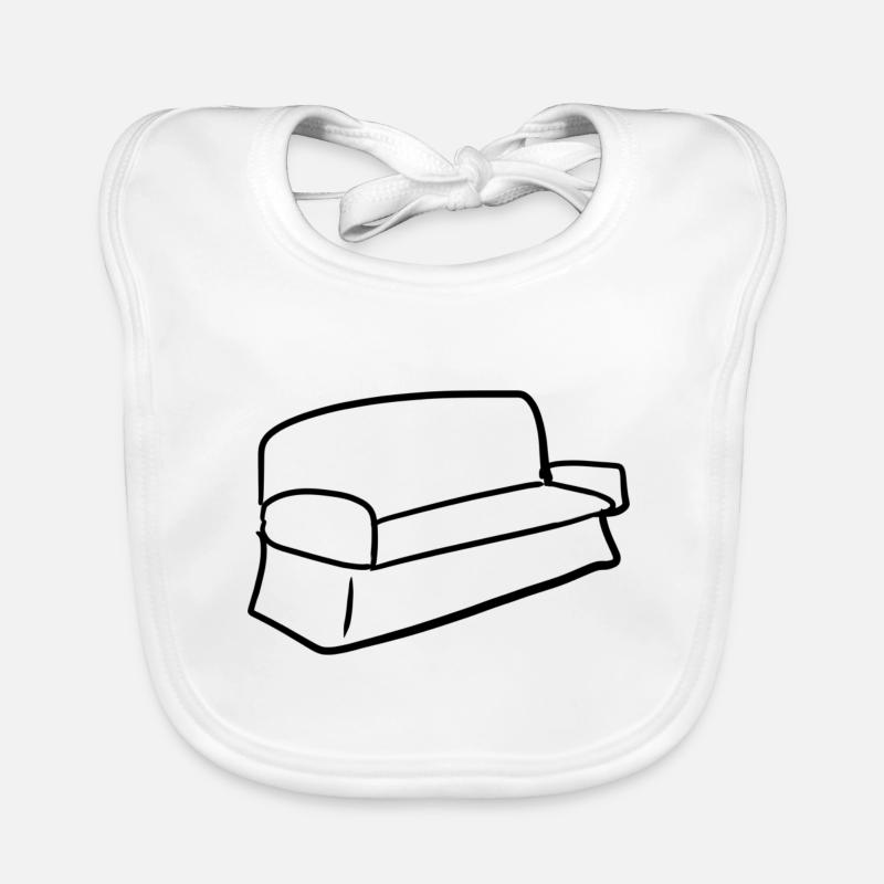 Sofa Symbol Wohnzimmer Möbel Baby Bio-Lätzchen