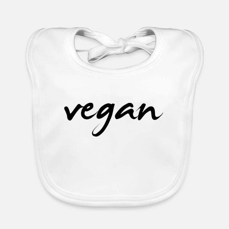 Cadeau végétalien végétalien végétalien végétalien végétalien vert Bavoir bio Bébé