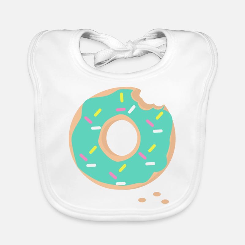 donut Organic Baby Bibs