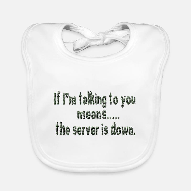 Piratage hacker hacker informatique cybersécurité Bavoir bio Bébé