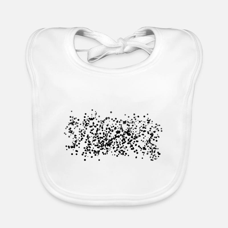 Dots Pattern Glossy Point Organic Baby Bibs