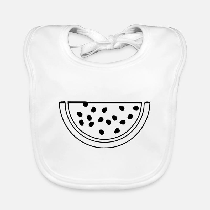 Melon pastèque Bavoir bio Bébé