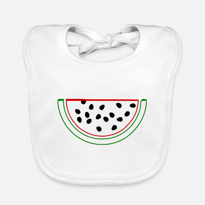 Melon pastèque Bavoir bio Bébé