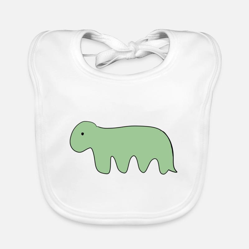 Animal symbol dinosaur Organic Baby Bibs