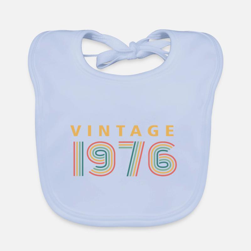 millésime 1976 Bavoir bio Bébé