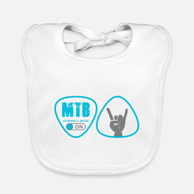 MTB - Baby Bio-Lätzchen - Weiß